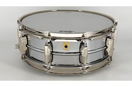 LUDWIG - LB400BN SNAREDRUM SUPRA PHONIC 5x14 CHROME BRASS/NKL HW